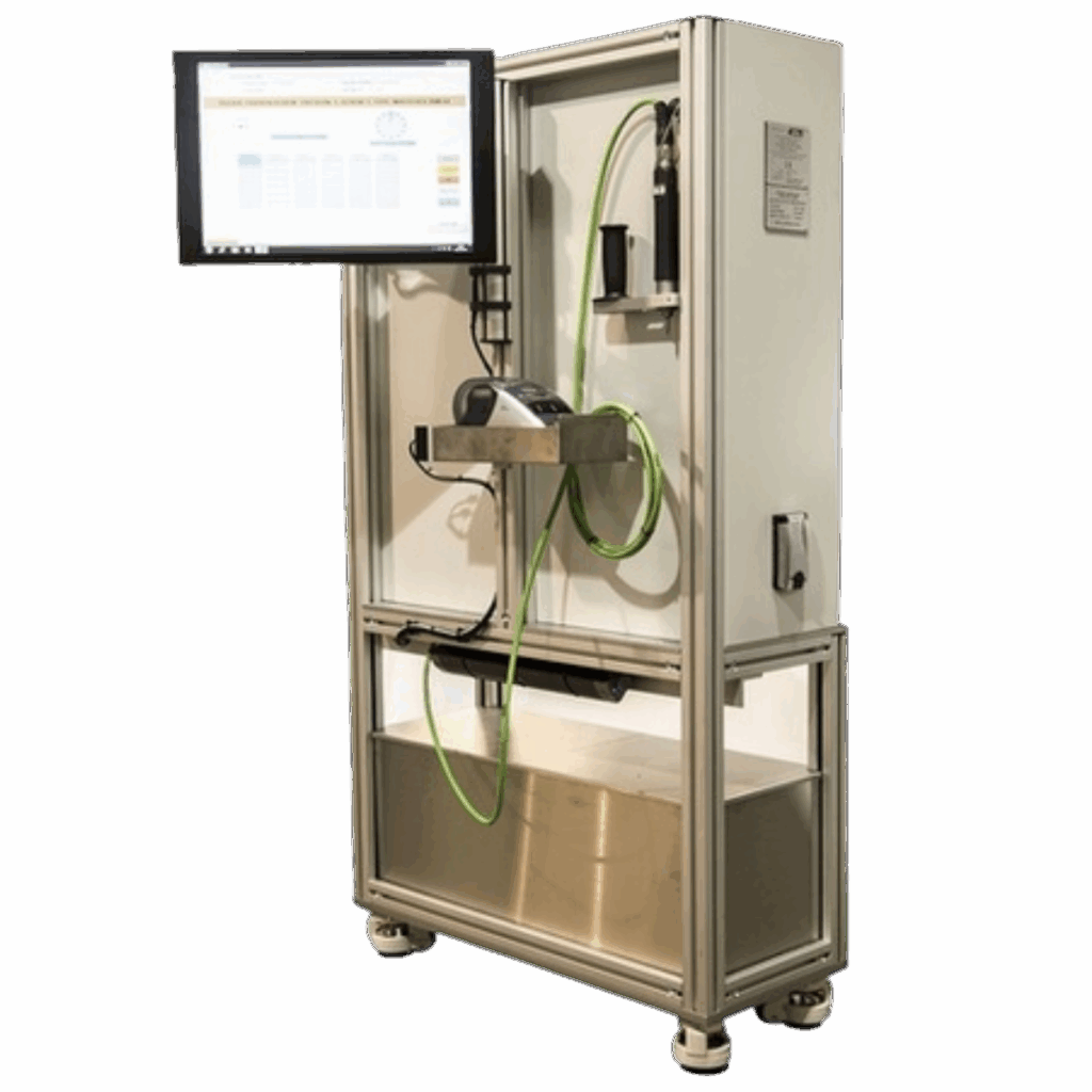Automated torque screwdriver assembly station with integrated monitoring for defence manufacturing.