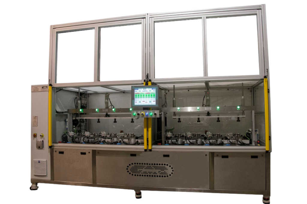 Advanced flushing and cleaning system used for component contamination removal