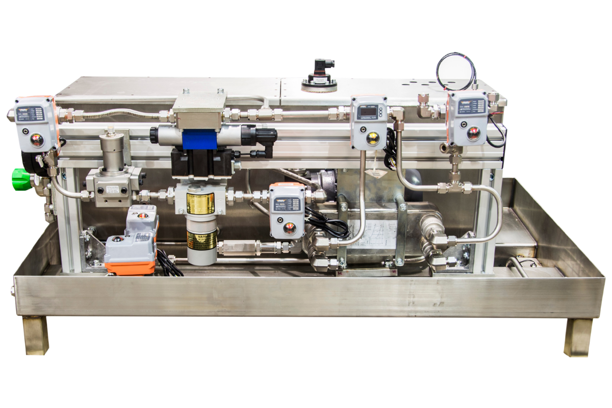 Hydraulic power pack with integrated filtration and flow control system