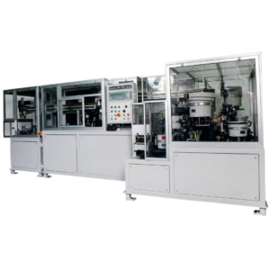 Automated injector assembly line for precision component assembly