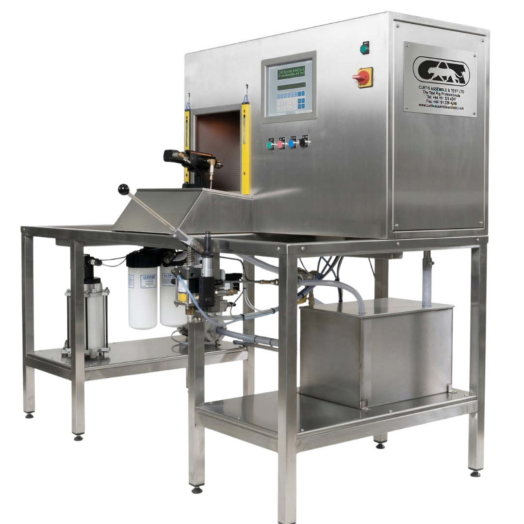 Manual nozzle test bench used for injector and nozzle performance testing