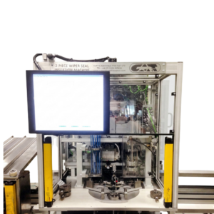 2 piece wiper seal assembly machine