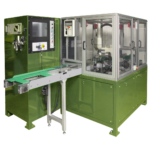 Final air gap machine for measuring and adjusting electrical air gap tolerances in precision components